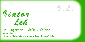 viator leh business card